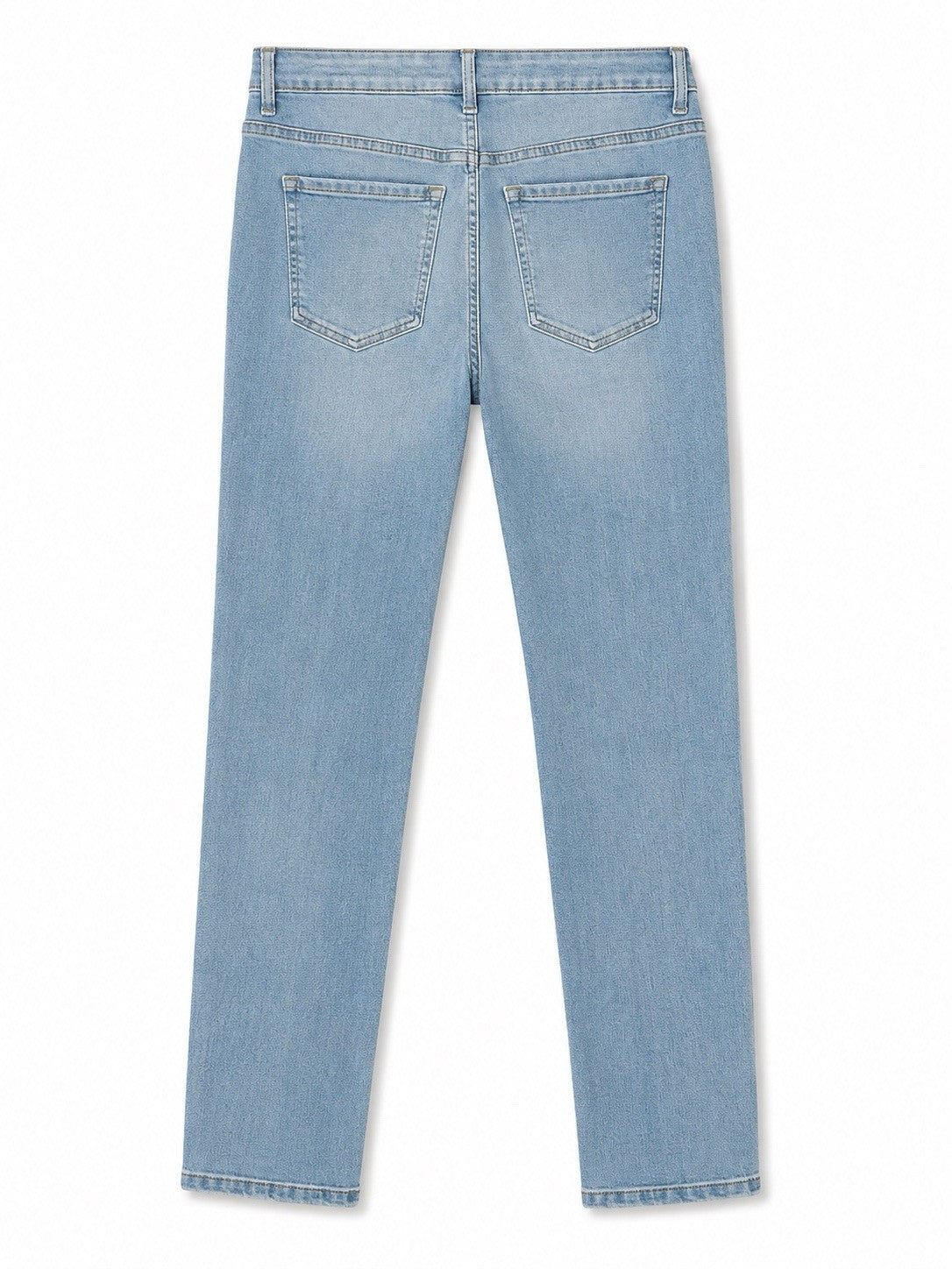 EX M*S The Lily Slim Light Blue Denim Jeans Size 14 X Short1