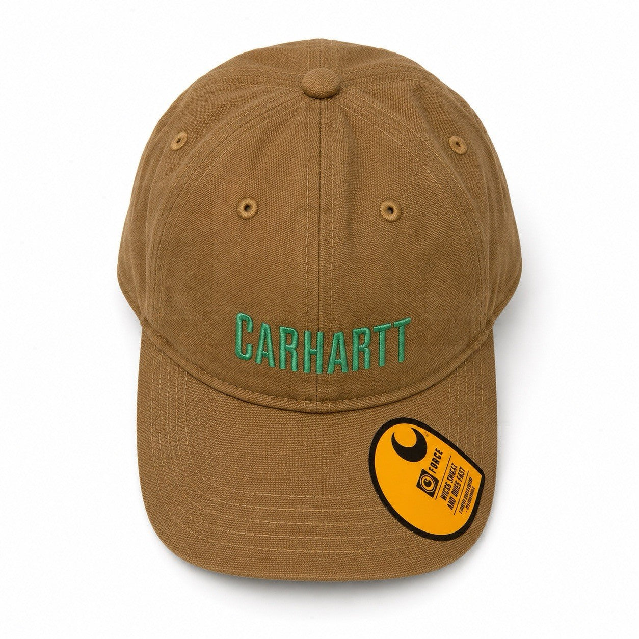 Carhartt Brown/Green Cotton Cap Odessa Graphic SECONDS1