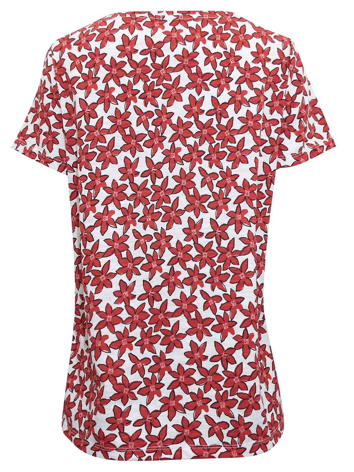 EX SEASALT Star Flower Barn Red Decorative Arts Top Sizes 10 12 14 16 18 20