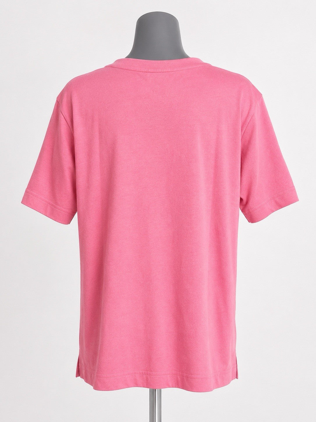 Pink Cotton Modal Slouch V-Neck T-Shirt Size Medium1