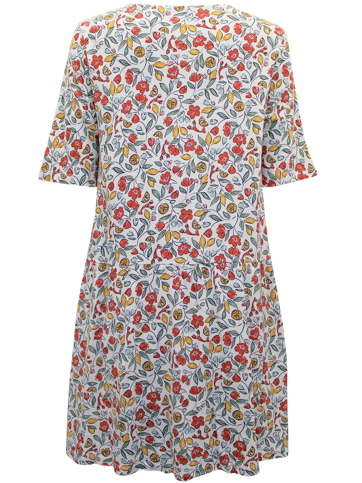 EX Seasalt Ivory Saffron Rise Short Sleeve Tunic 10 12 14 18 20 22 24 26/28