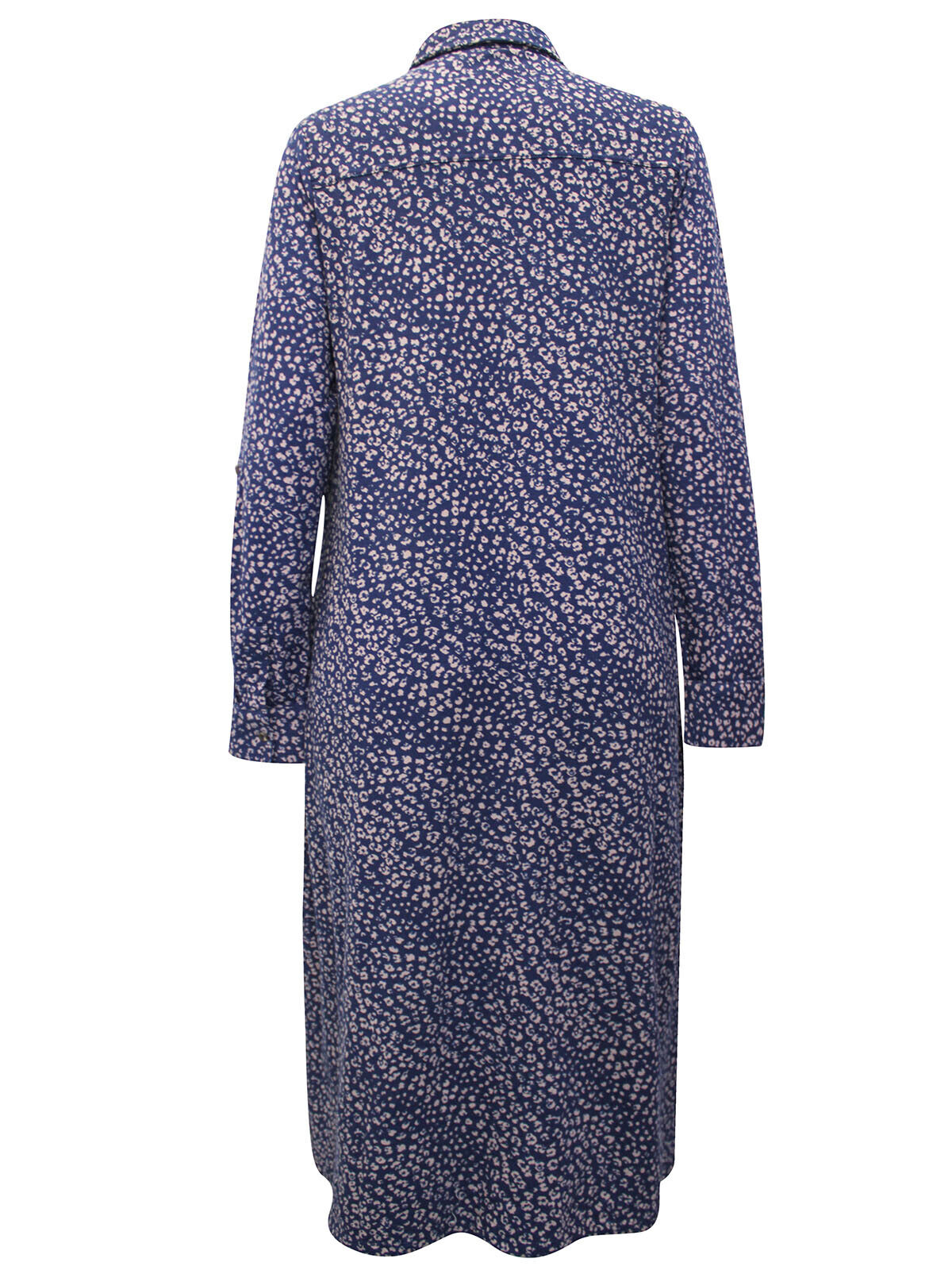 EX Fat Face Navy Sarah Animal Jersey Shirt Dress Sizes 12 14 16 18 20 22 NO BELT