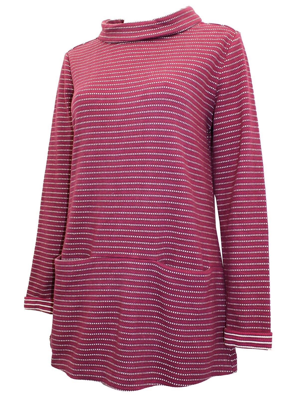 EX Seasalt Burgundy Mawgan Porth Tunic 8 10 12 14 18 20 24 26/28 RRP £65.95