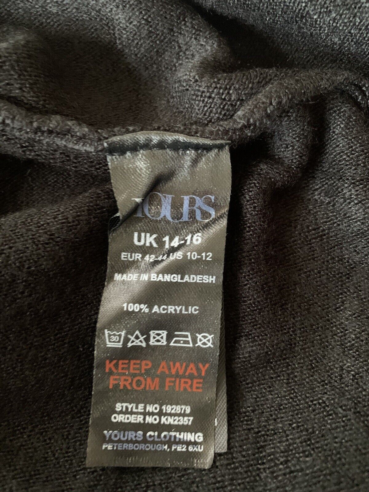 Curve Black Front Seam Detail Knitted Jumper Sizes 14/16 18/20 22/24 26/28 30/32