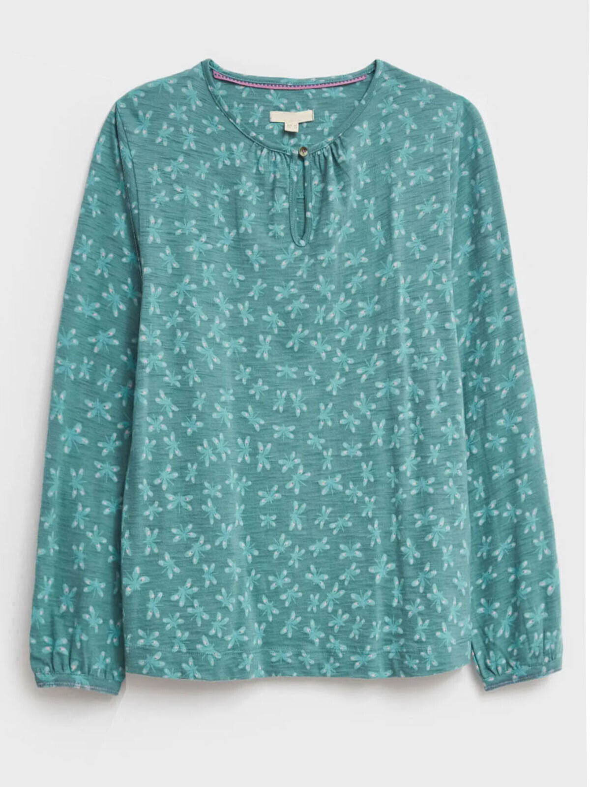 EX White Stuff Jersey Top Bea Teal Floral Sizes 10, 12, 16, 18, 20 RRP £39