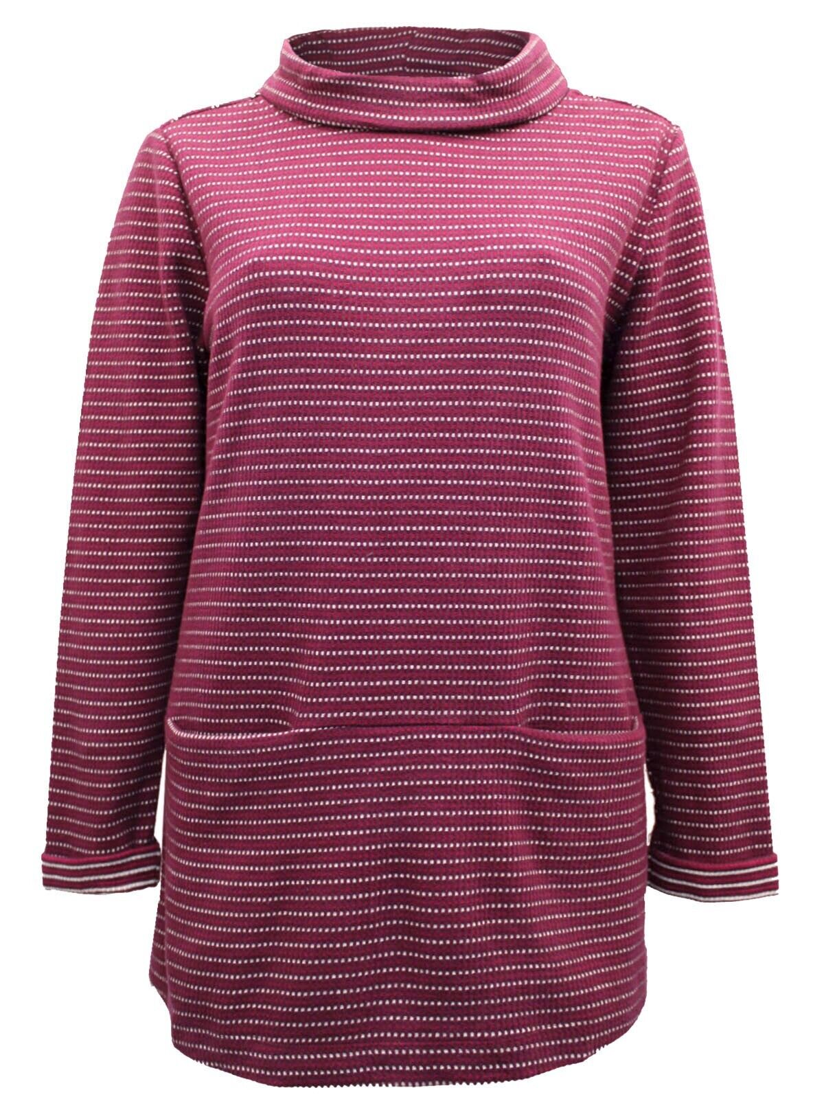 EX Seasalt Burgundy Mawgan Porth Tunic 8 10 12 14 18 20 24 26/28 RRP £65.95