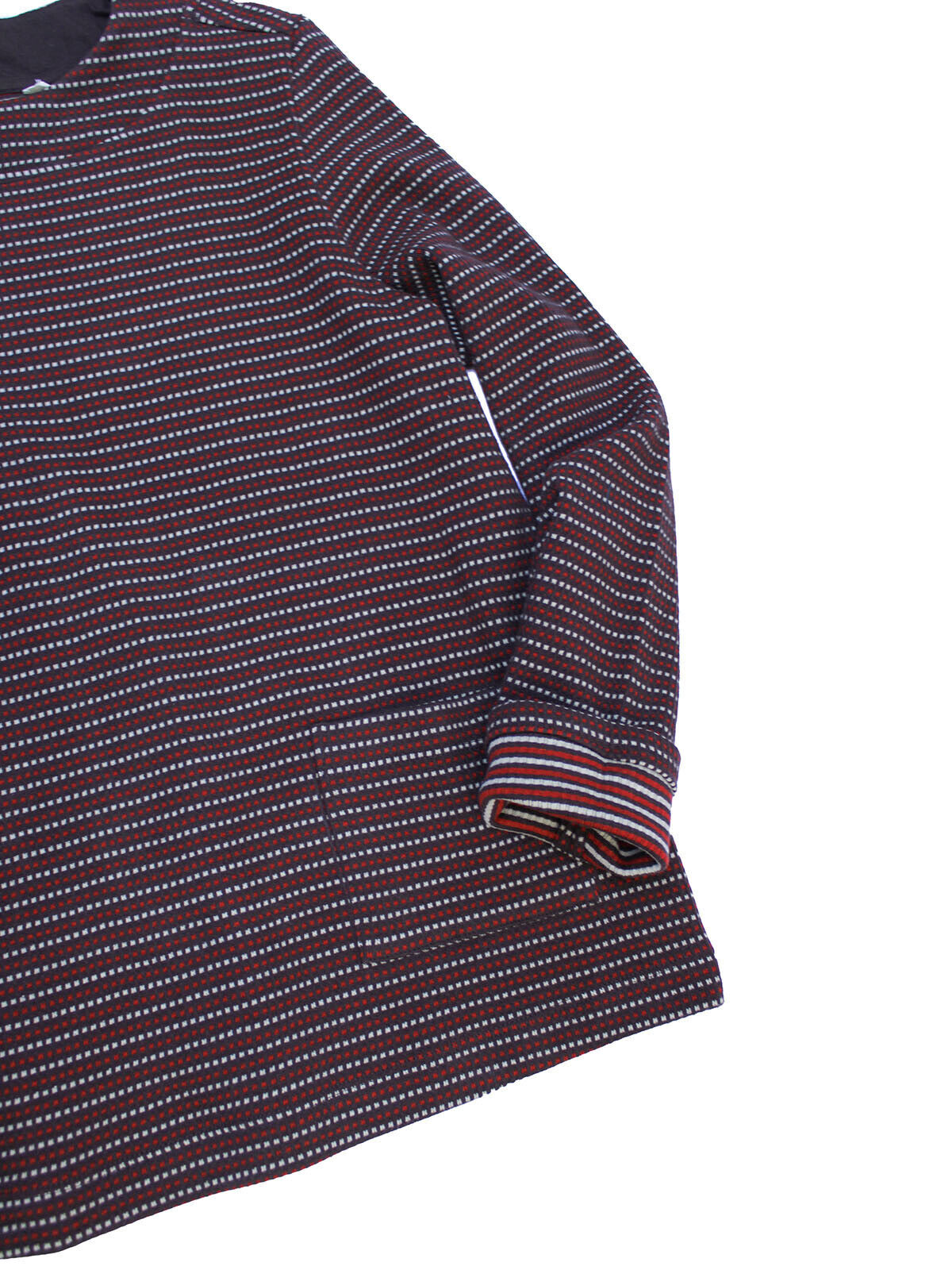 EX Seasalt Claret Stripe Cotton Woodlark Top Sizes 10, 12, 14, 16, 20, 22, 26/28