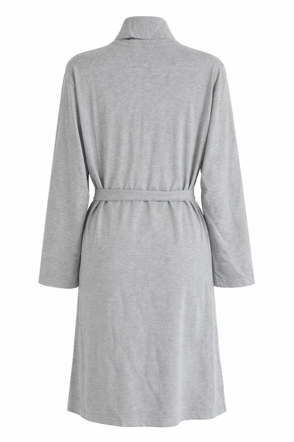 Weird Fish Belted Dressing Gown Pearl Grey Pockets Size Medium1