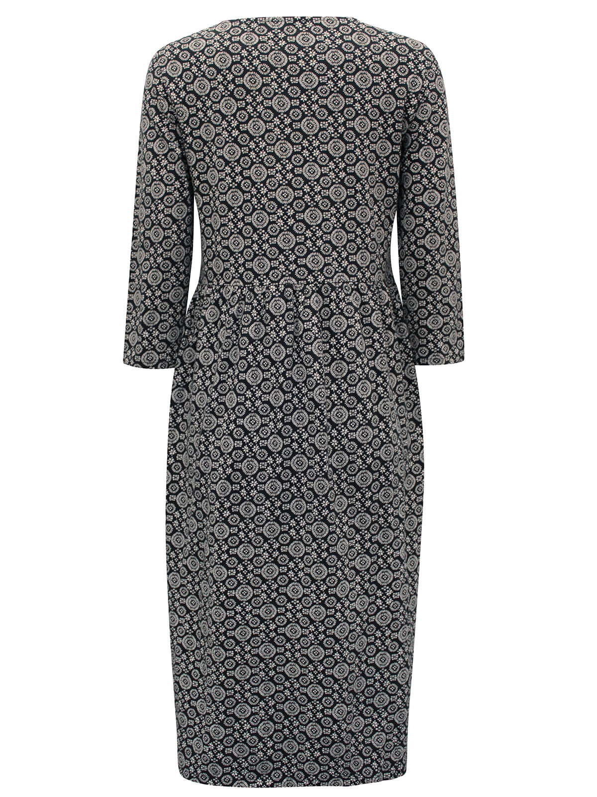 EX Seasalt Black Painted Blanket Sea Strewn Midi Dress Sizes 8-28 RRP £59.95