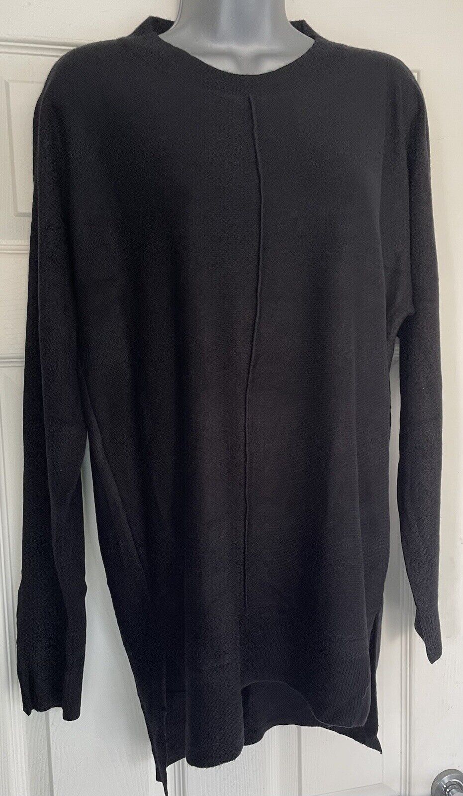 Curve Black Seam Detail Knitted Jumper Sizes 14, 16, 18, 20, 22/24, 30/32
