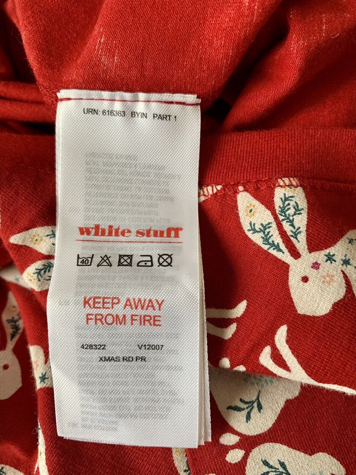 EX White Stuff Womens Red Bunny/Rabbit One Piece All in One Sizes S, M, L