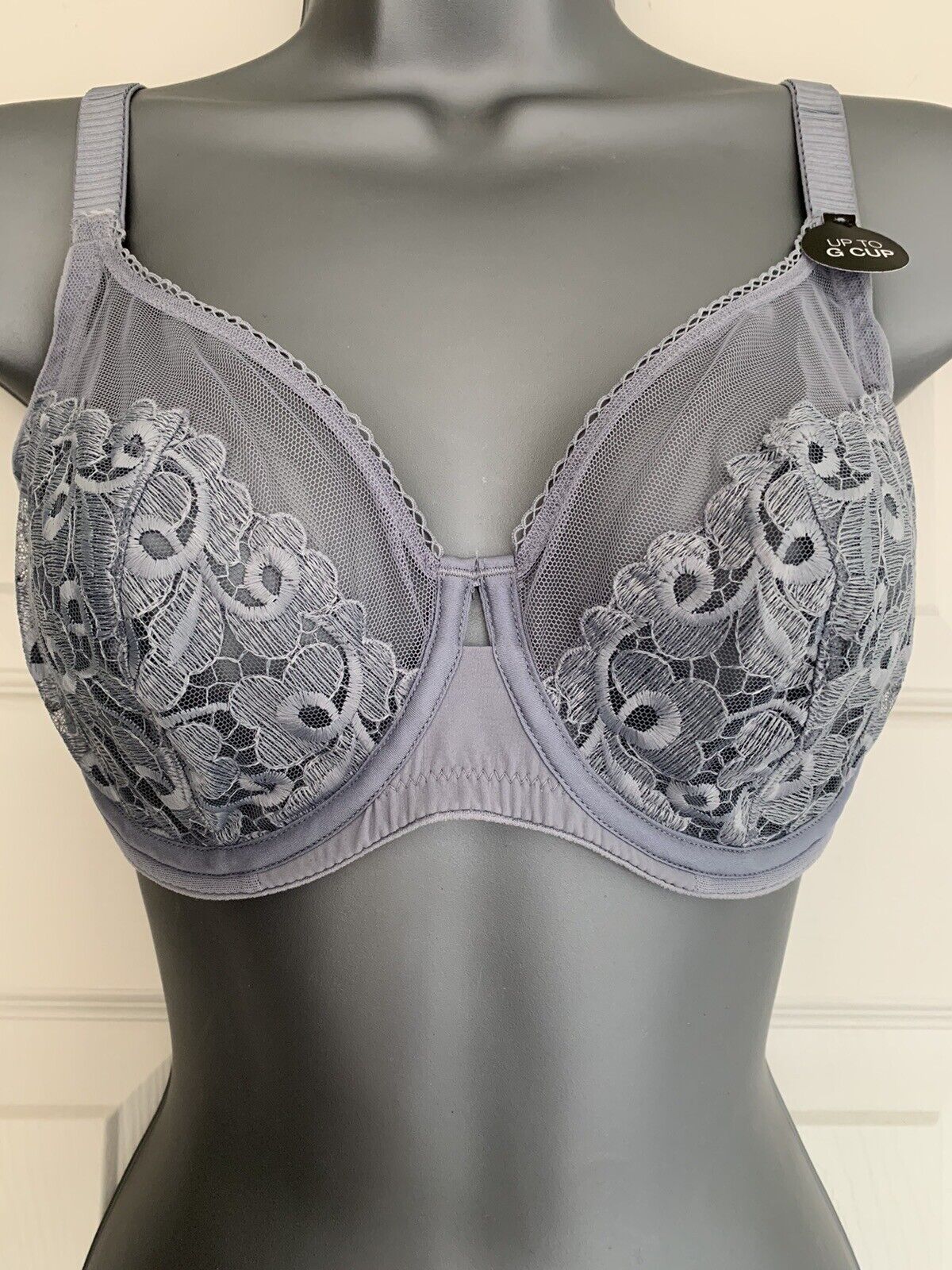 EX M*S Platinum Lace Underwired Full Cup Bra Size 32DD, 36E, 40DD, 40E, 40F, 40G