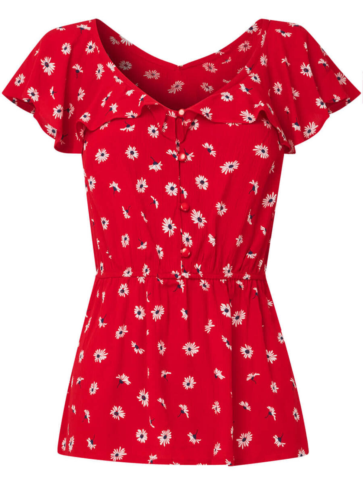 Joe Browns Red Fun And Flirty Top in Sizes 12, 14, 16, 18 RRP £35
