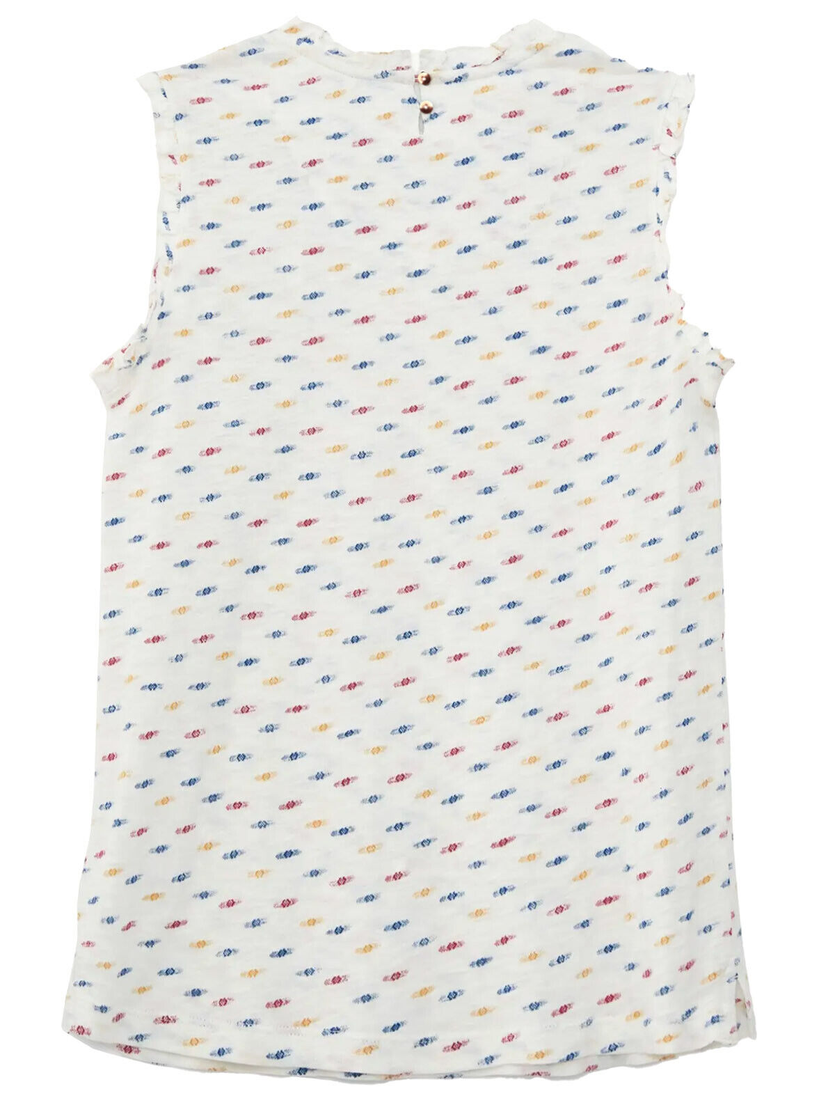 EX WHITE STUFF White Effie Jersey Vest in Sizes 10, 14, 16, 18 RRP £25