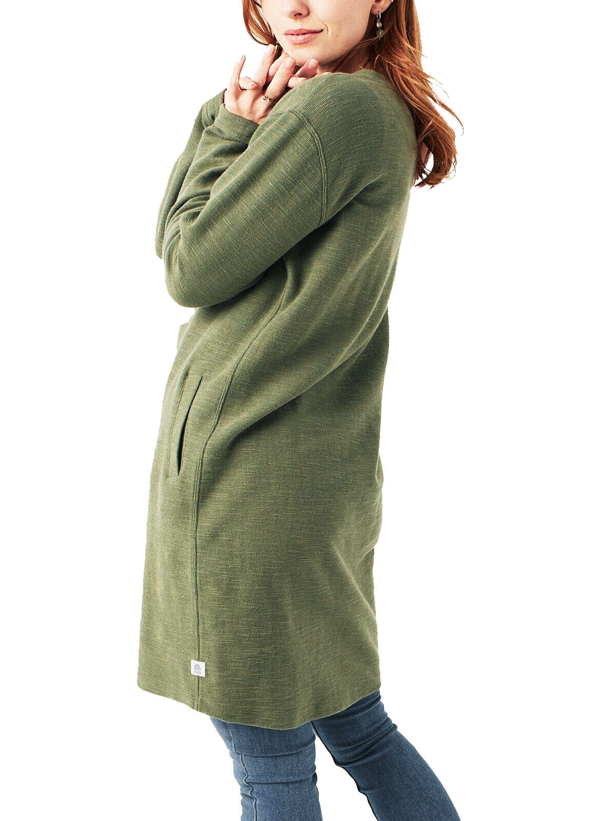 EX Fat Face Light Khaki Southbourne Henley Dress in Sizes 14 or 16 RRP £49.50