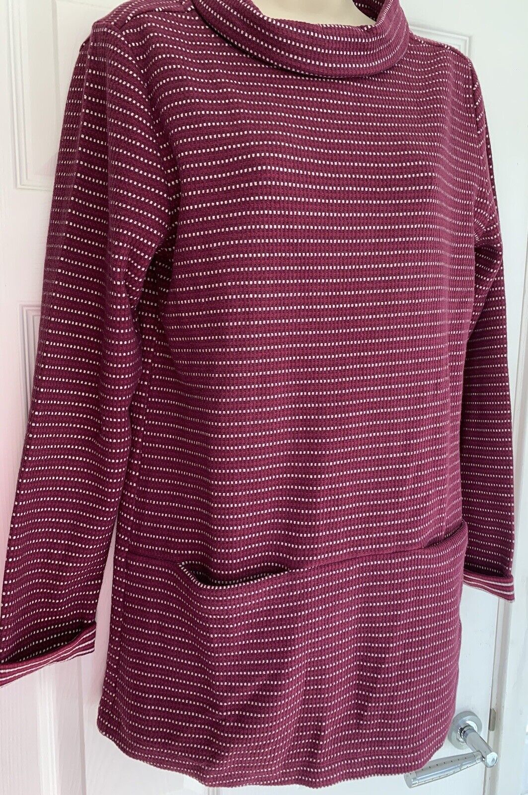 EX Seasalt Burgundy Mawgan Porth Tunic 8 10 12 14 18 20 24 26/28 RRP £65.95