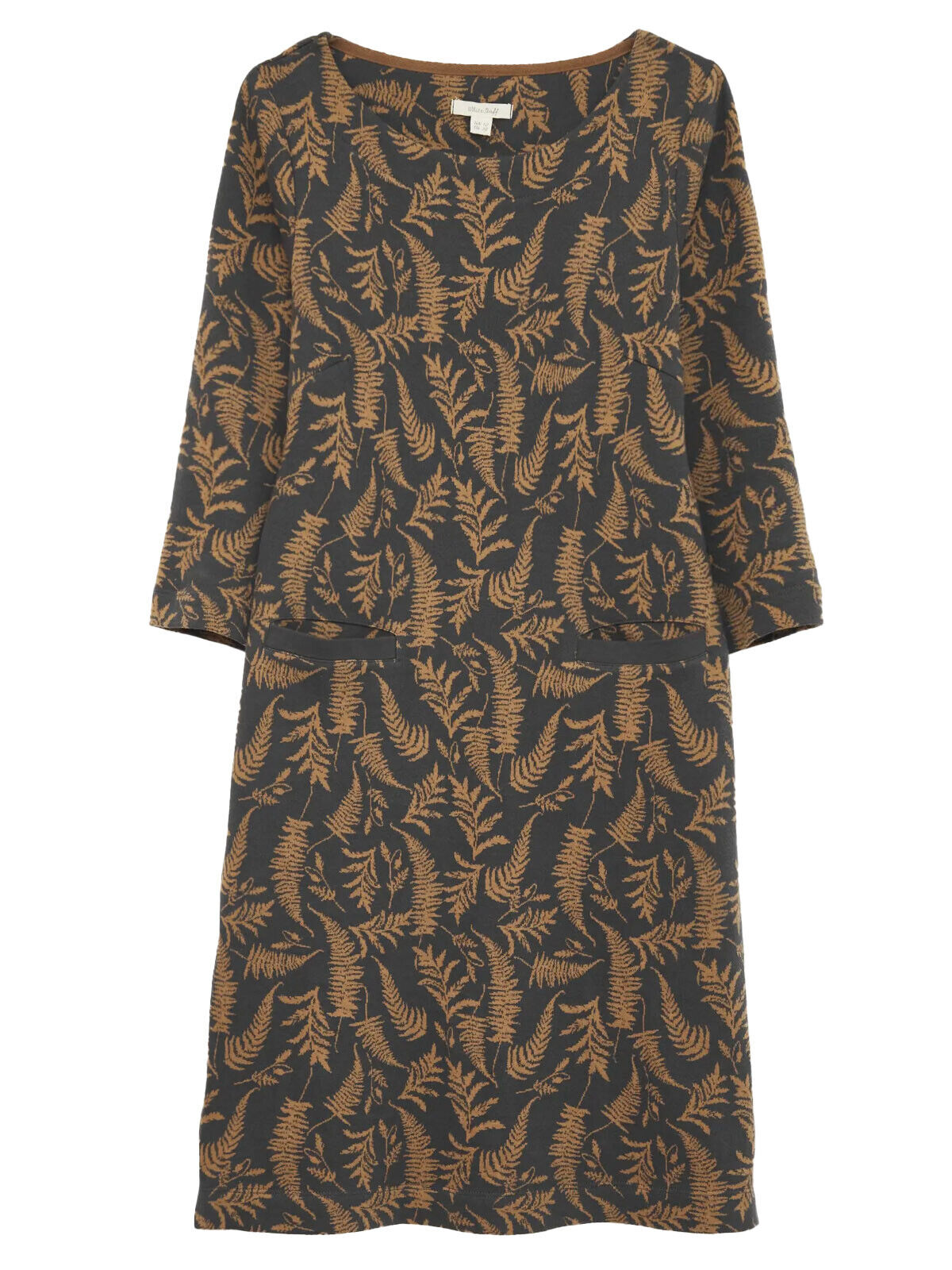 EX WHITE STUFF Grey Willow Fairtrade Dress in Sizes 10, 12, 14, 16, 18 RRP £65