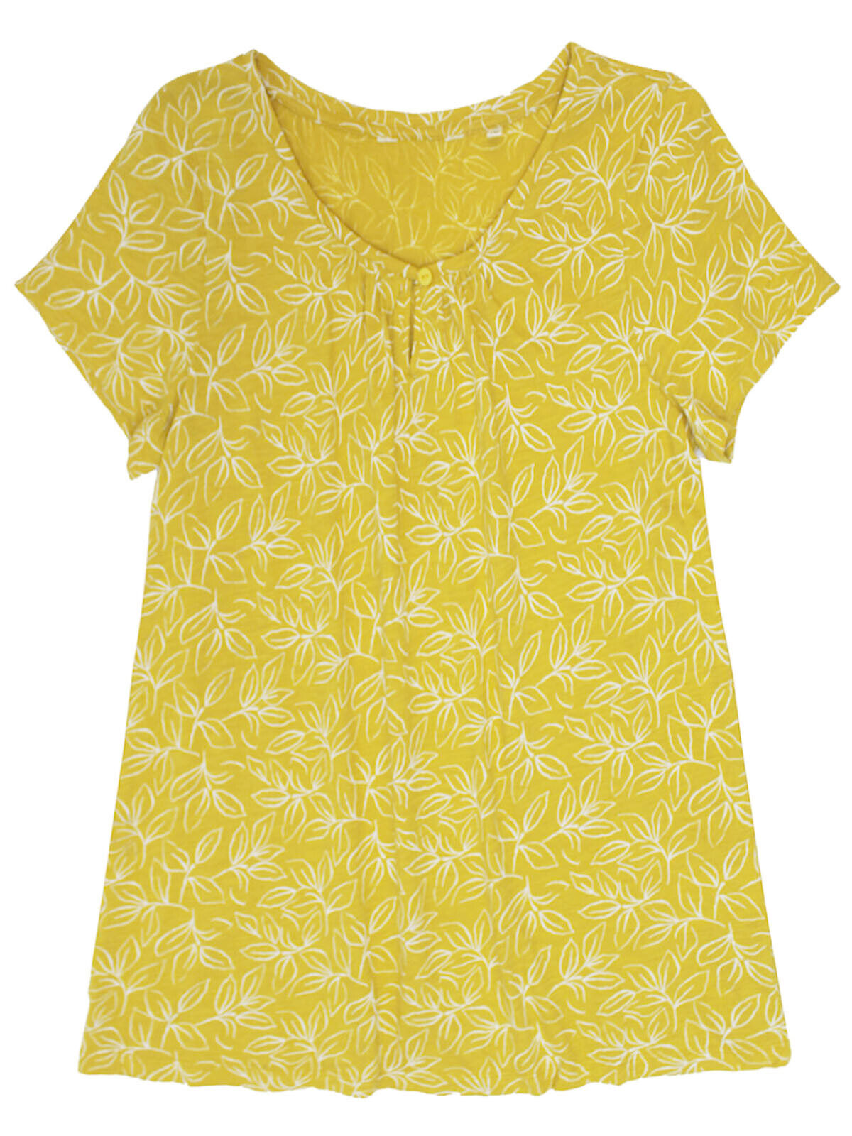 EX Seasalt Yellow Decorative Arts Top in Sizes 10, 12, 14, 16, 18, 24 SECONDS