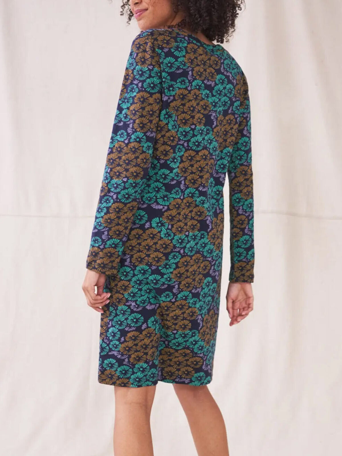 EX WHITE STUFF Navy Bea Fairtrade Dress in Sizes 10, 12, 14, 16, 18, 20 RRP £59
