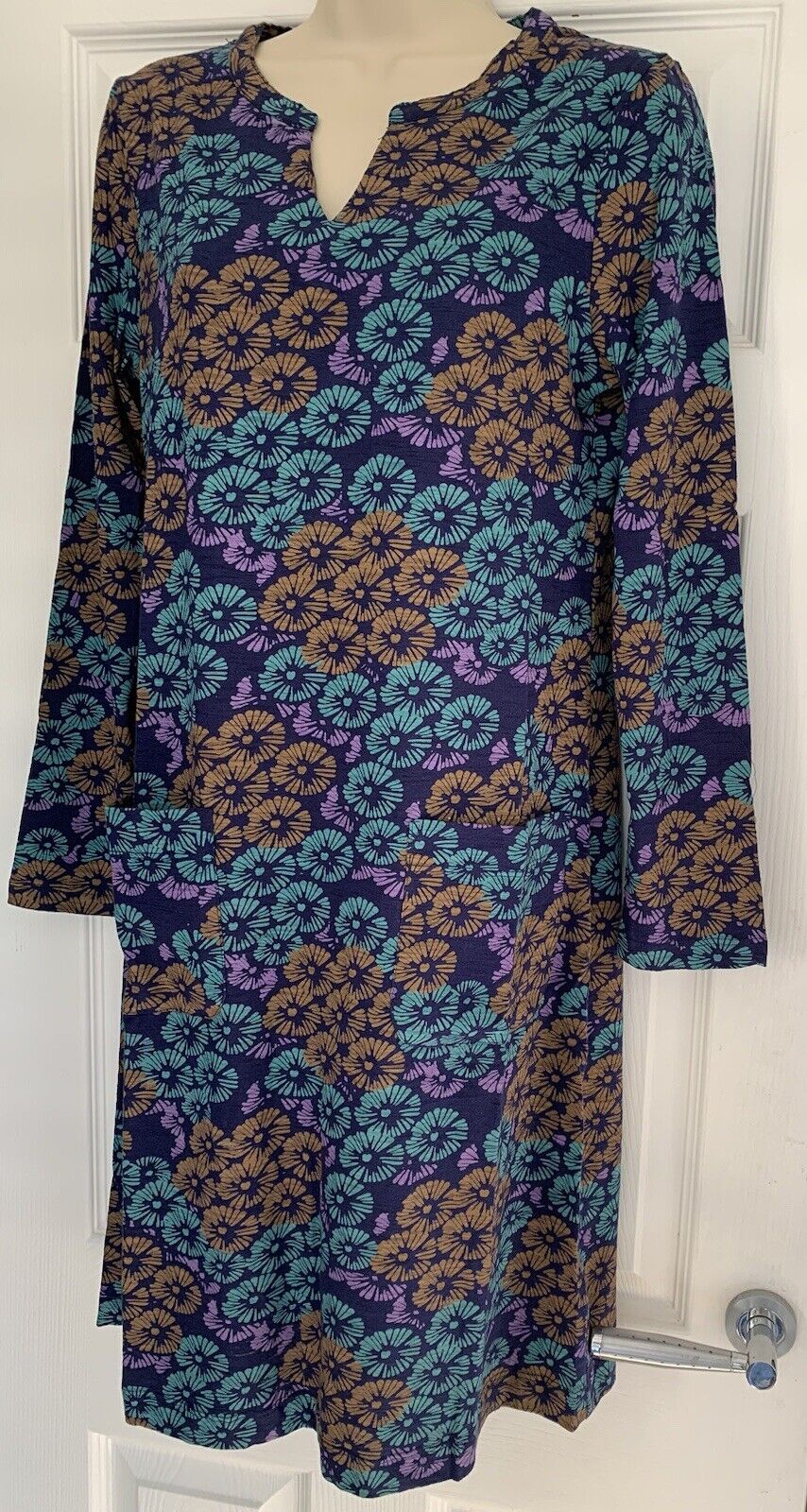EX White Stuff Navy Bea Fairtrade Dress in Sizes 10 or 14 RRP £59