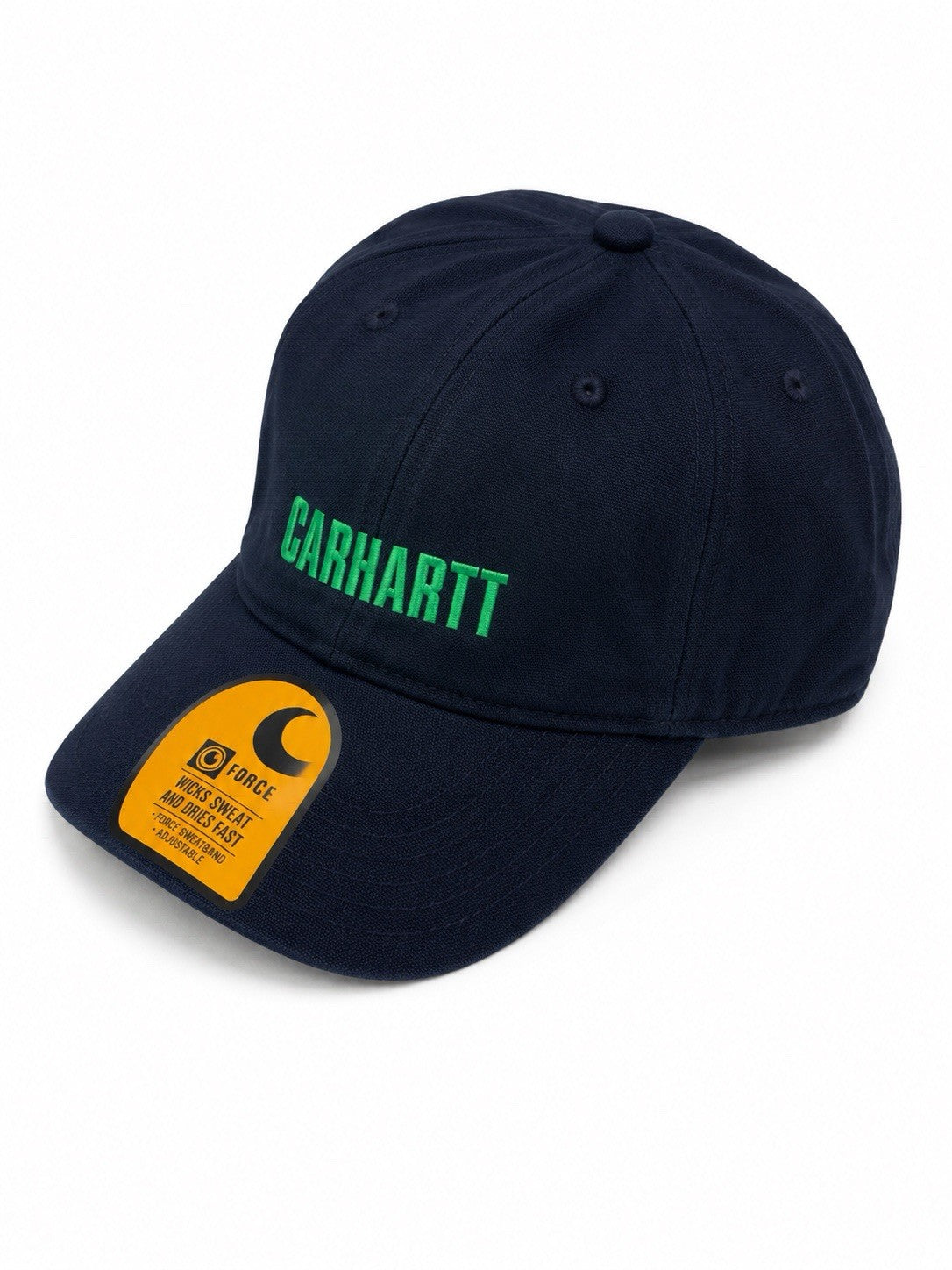 Carhartt Navy/Green Cotton Cap Odessa Graphic SECONDS1