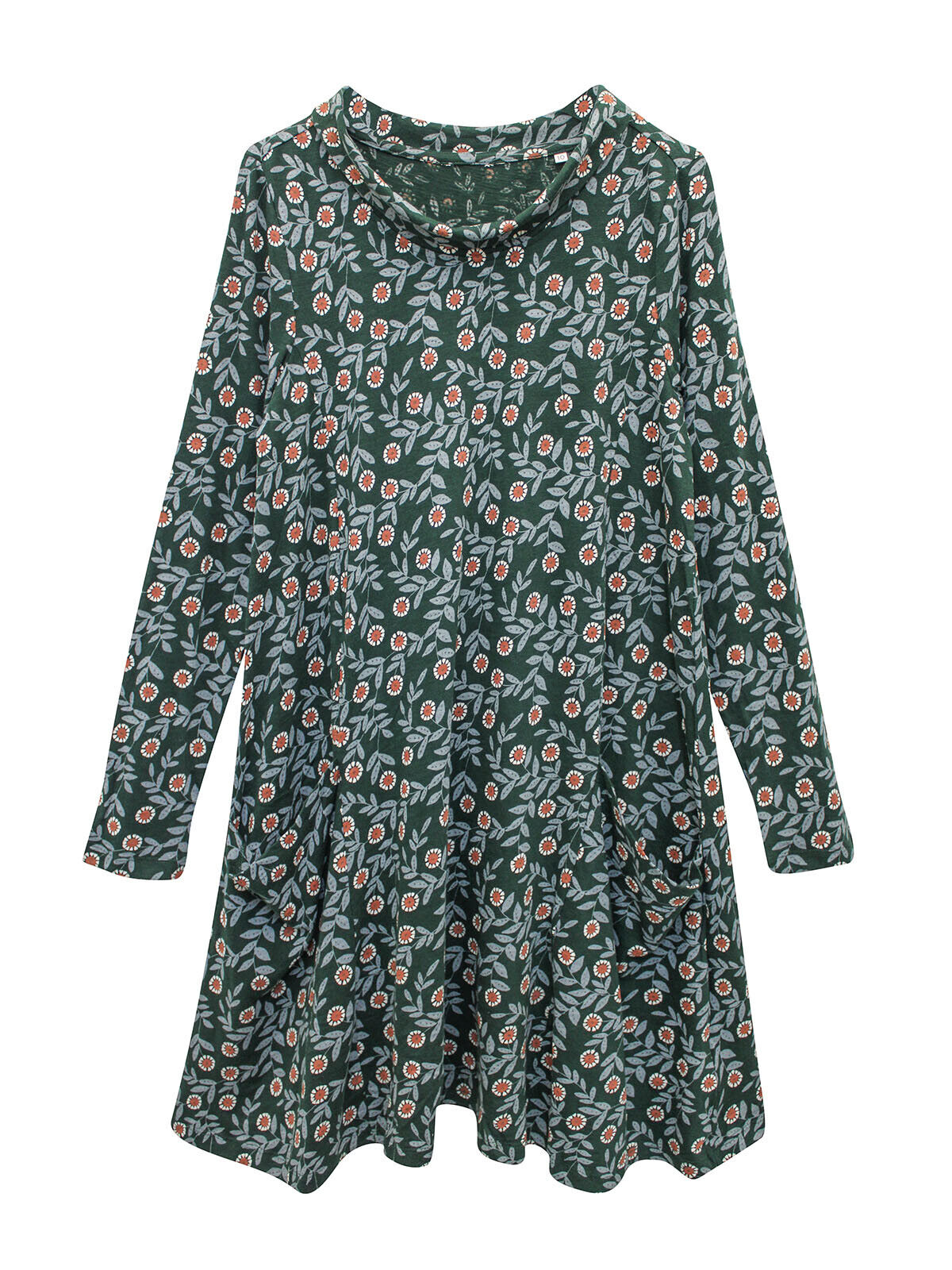 EX Seasalt Green Sea Oak Foliage Bloom Tehid Pockets Dress 12 14 16 20 RRP £55