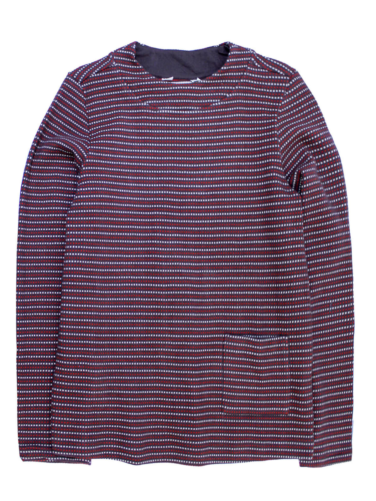 EX Seasalt Claret Stripe Cotton Woodlark Top Sizes 10, 12, 14, 16, 20, 22, 26/28