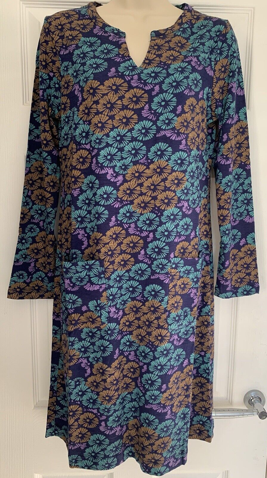 EX White Stuff Navy Bea Fairtrade Dress in Sizes 10 or 14 RRP £59