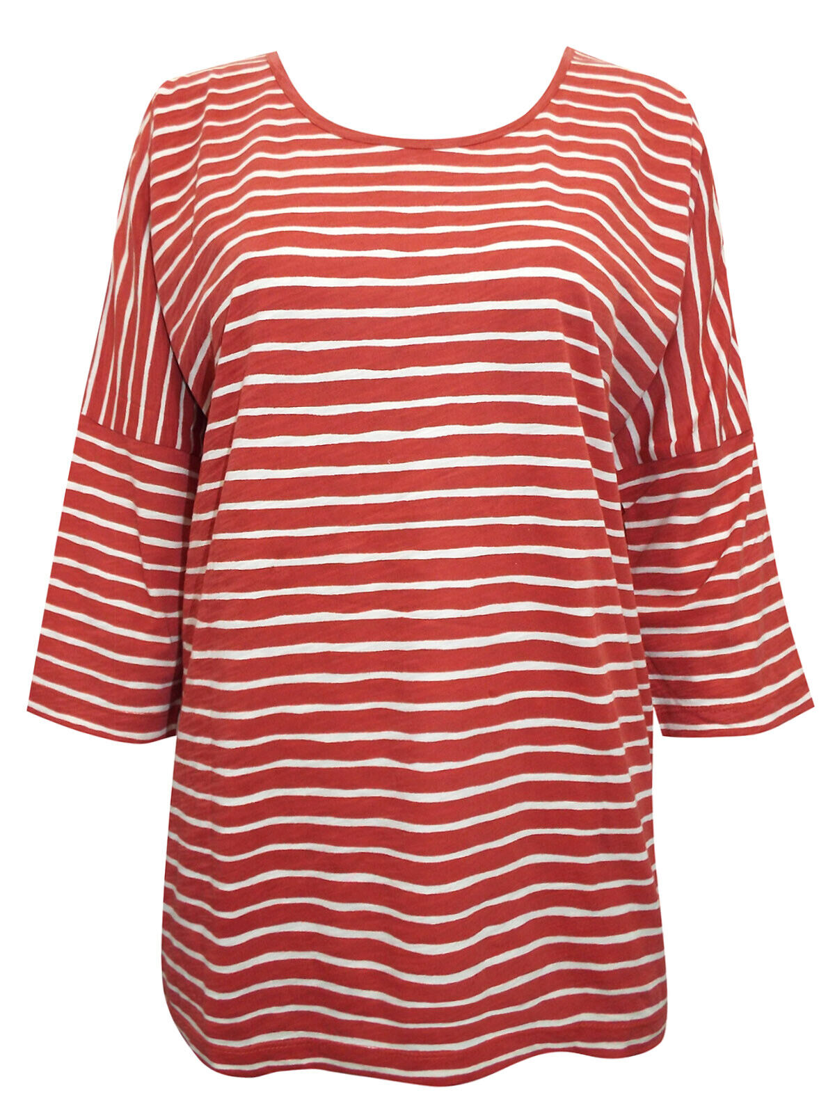 EX Seasalt Red Striped Zostera Top Organic Cotton in Size 10