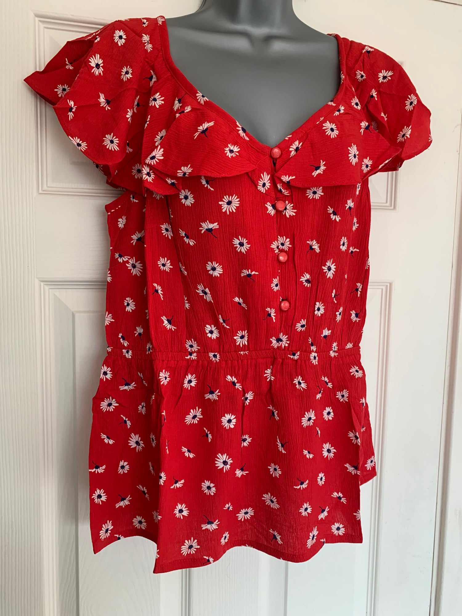 Joe Browns Red Fun And Flirty Top in Sizes 12, 14, 16, 18 RRP £35