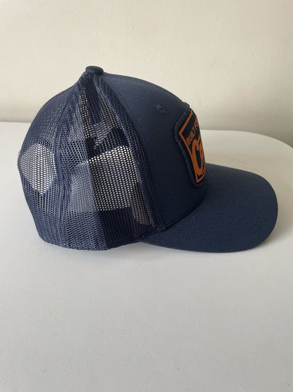 Carhartt Navy Canvas Mesh Back Outlast Patch Snapback Cap2