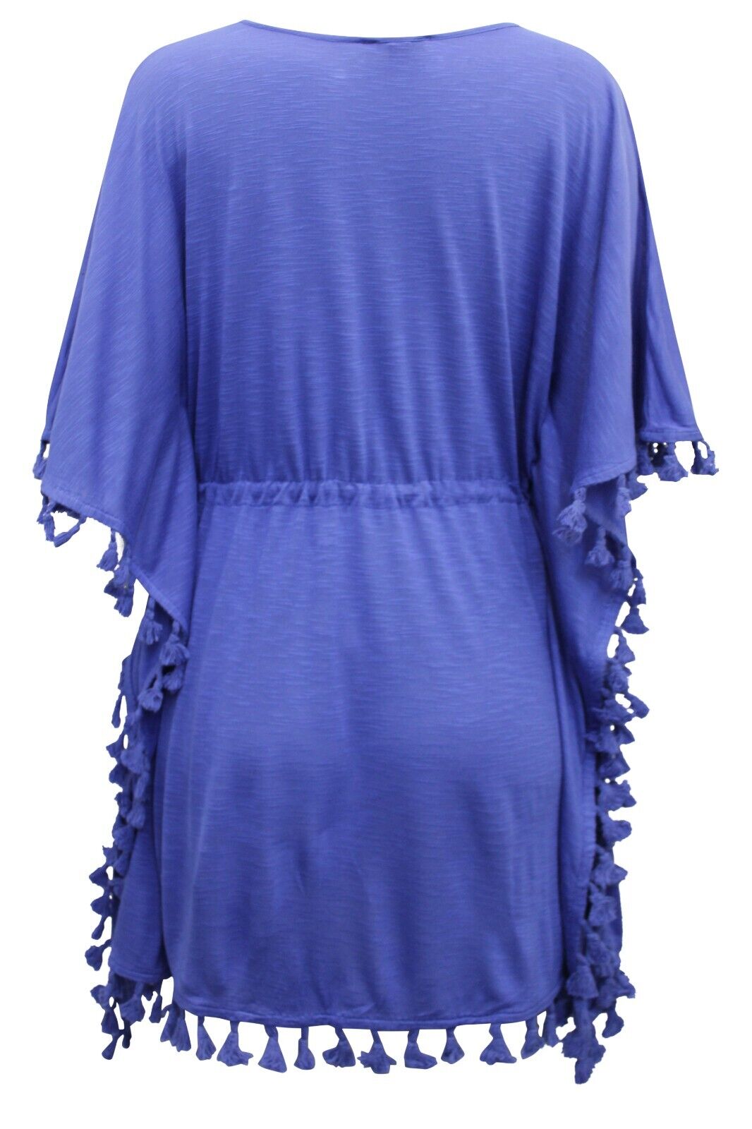 Joe Browns Blue Jersey Tassel Trim Boho Beach Cover Up Sizes 8-18 S, M, L RRP£33