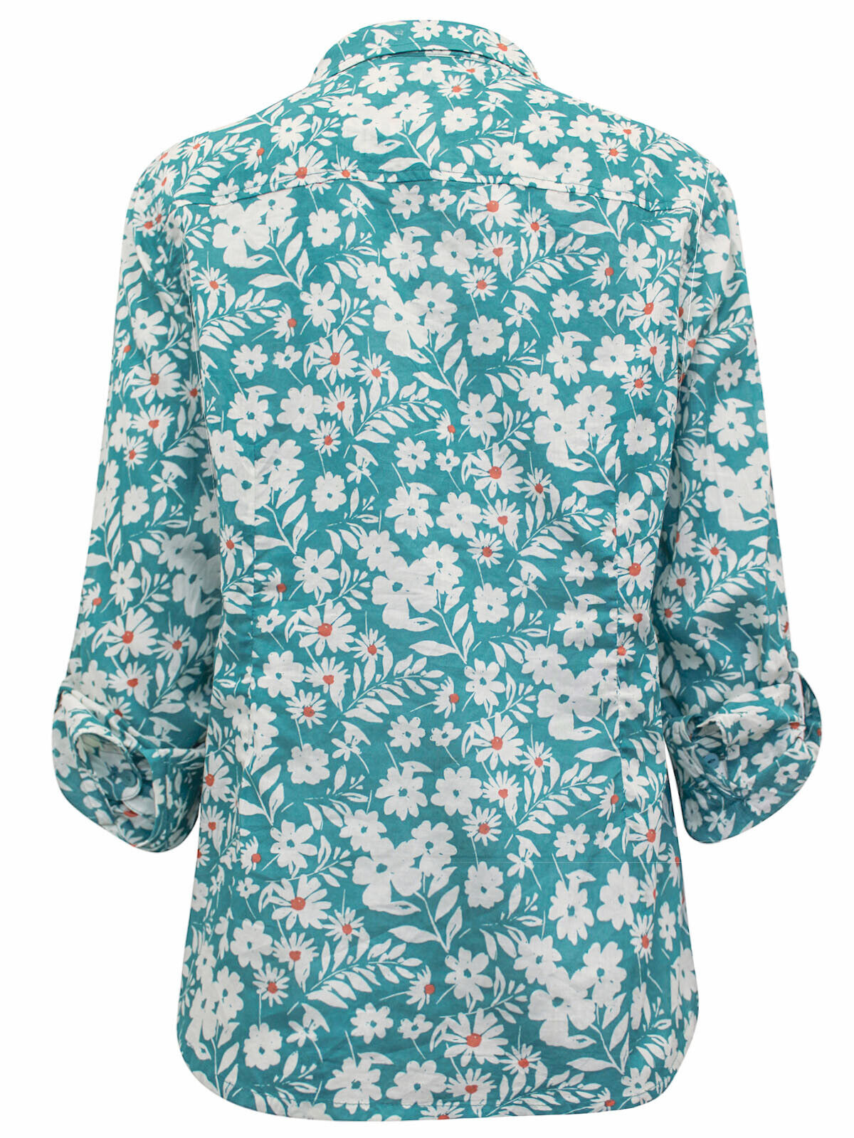 EX Seasalt Larissa Organic Cotton Shirt River Floral Valley Sizes 10-24 RRP £45