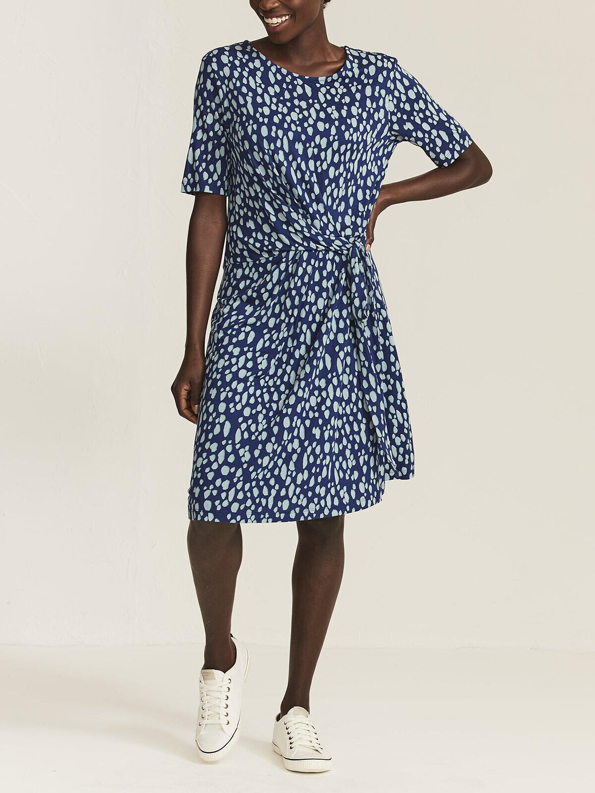 EX Fat Face Indigo Rose Dappled Mark Make Dress Sizes 6, 10, 14, 18 RRP £59