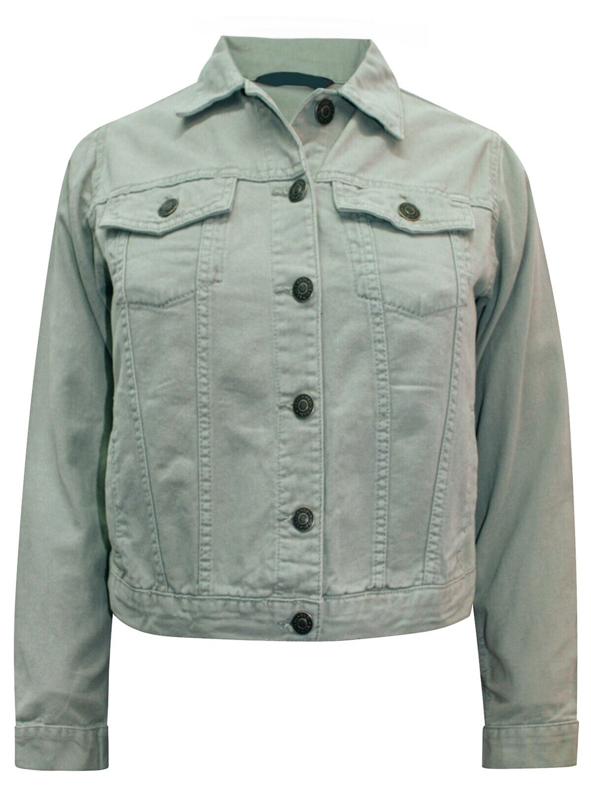 Curve Green Pure Cotton Denim Jacket Sizes 16 or 20 SECONDS