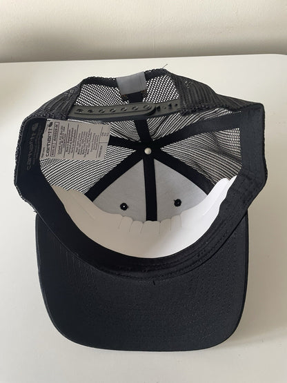 Carhartt Black/Red Canvas Mesh Back Outlast Patch Snapback Cap5