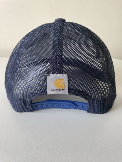 Carhartt Navy Canvas Mesh Back Outlast Patch Snapback Cap3