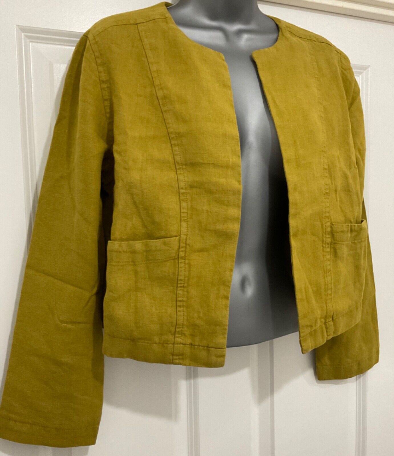 EX Seasalt Green Pear Country Lane Linen Jacket Sizes 8-18 RRP £75.95