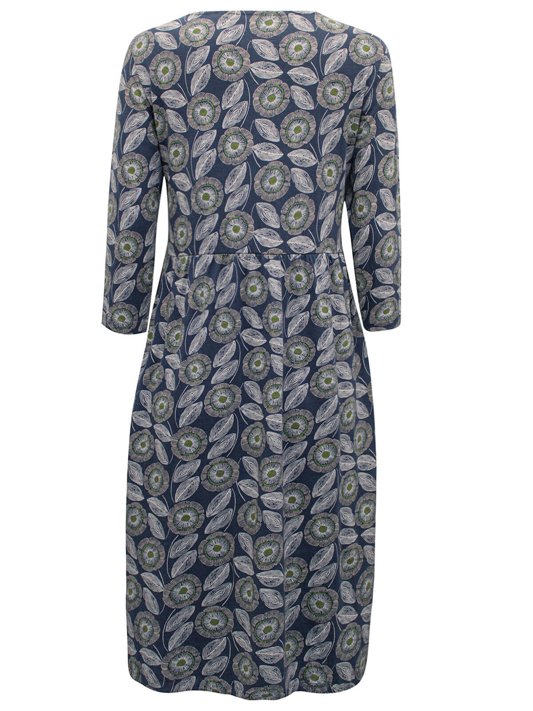 EX Seasalt Lino Hellebore Stem Brush Drawing Dress 8 10 12 14 18 22 24 RRP£59.95