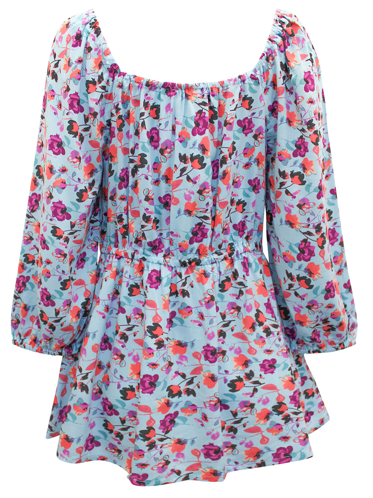 Joe Browns Blue Floral Tie Detail Top in Sizes 12, 16, 18, 20, 22 RRP £46