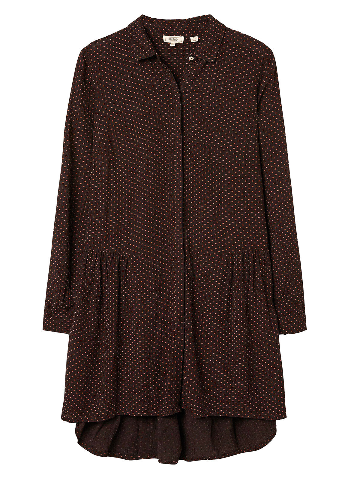 EX Fat Face Black Georgie Micro Star Shirt Dress 12, 14, 16, 18, 20 RRP £52.50