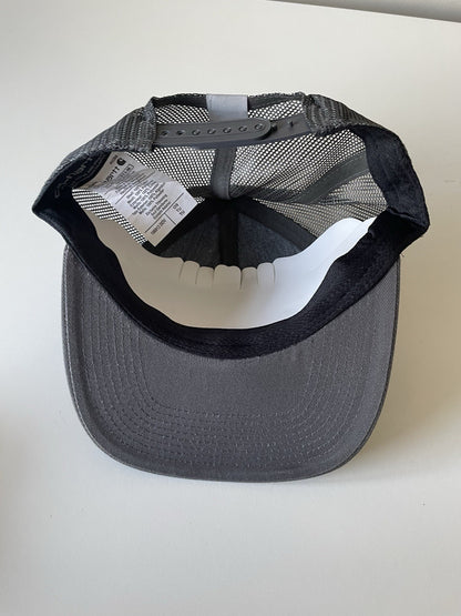 Carhartt Dark Grey Force Canvas Mesh Back Graphic Fish Logo Workwear Cap4