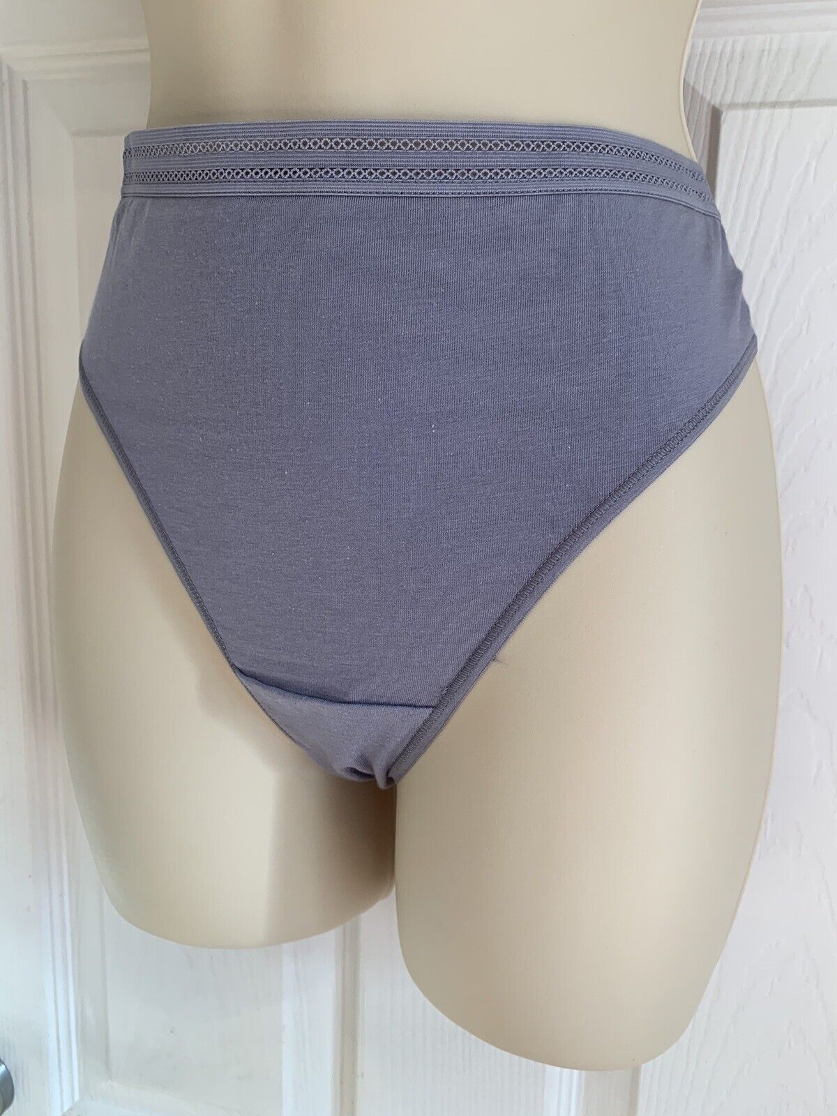 EX M*S Lilac Modal Cotton Blend No VPL Bikini Knickers in Sizes 24, 26, 28