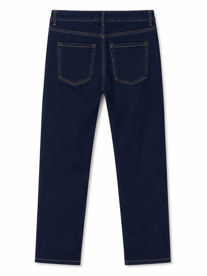 EX M*S The Lily Slim Indigo Denim Jeans Size 14 X Short1