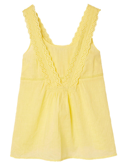 EX Fat Face Lemon Della Broderie Cami in Size 16 RRP £35