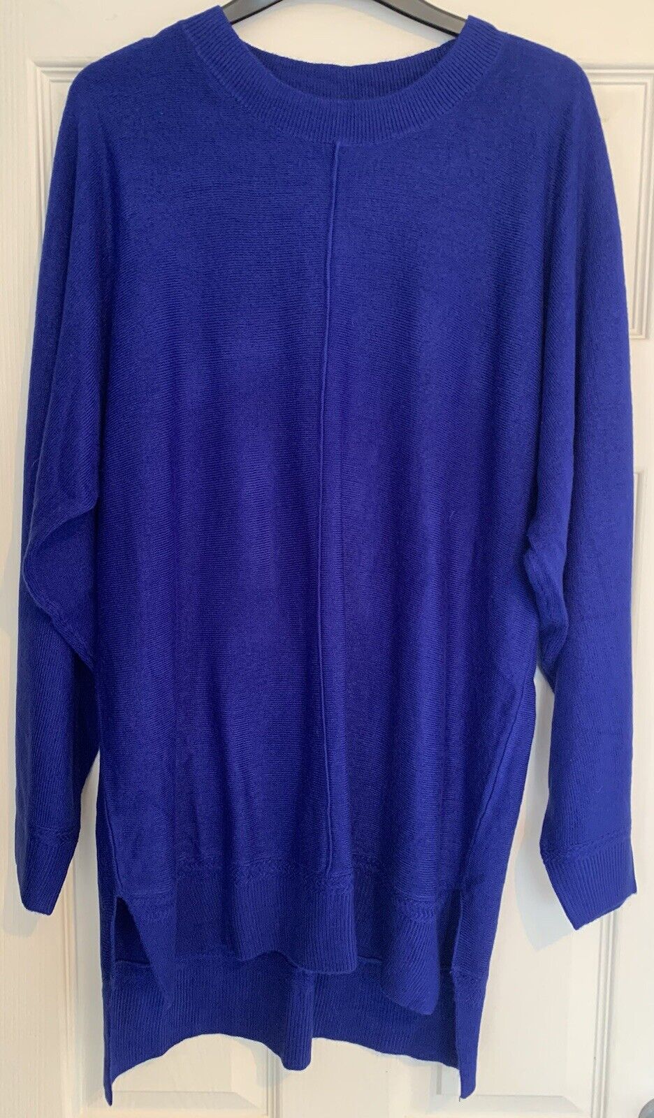 Curve Cobalt Front Seam Detail Knitted Jumper in Sizes 14-36