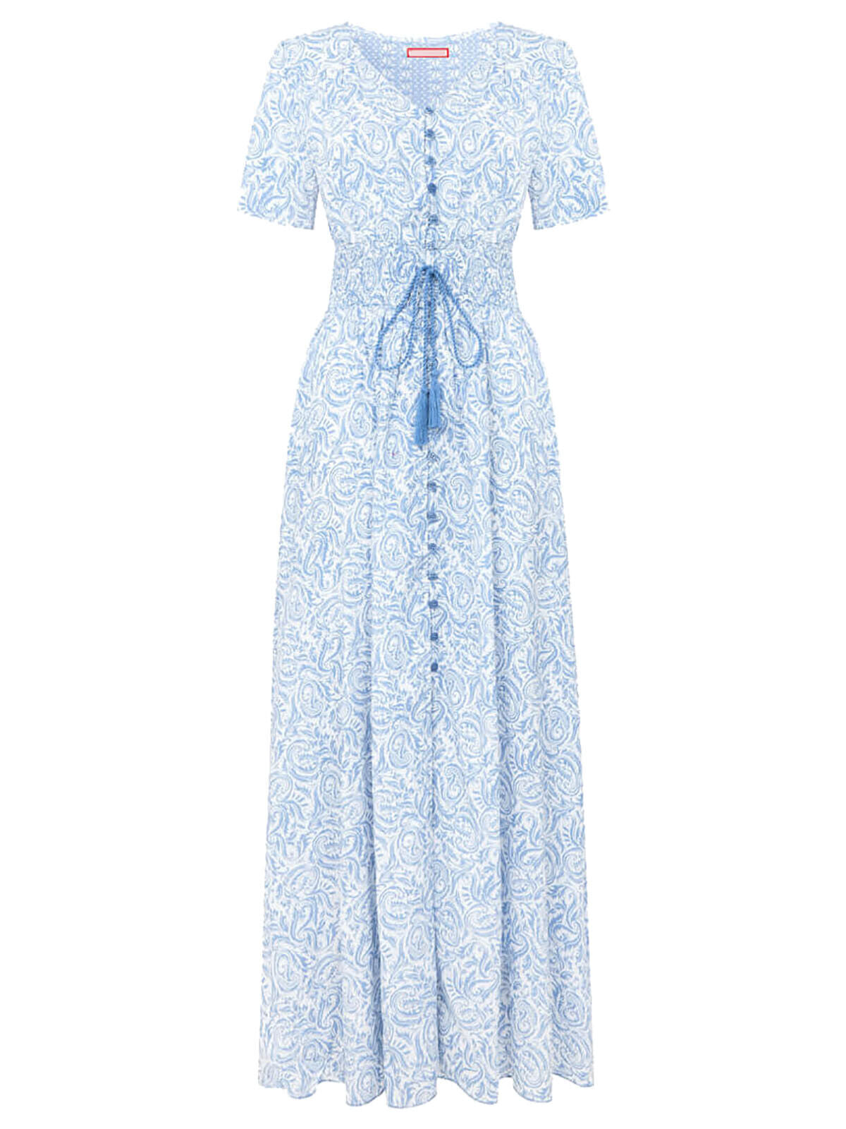 Joe Browns Sky Blue Sienna Swirl Boho Maxi Dress 10, 12, 14, 14P, 18 RRP £60