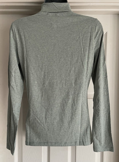 EX Seasalt Pale Green Landing Top Roll Neck Long Sleeve Size 123