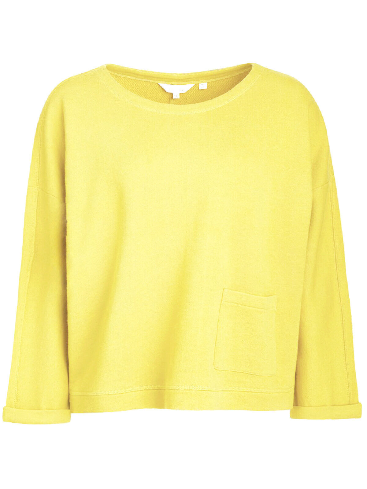 EX SEASALT Lemon Skylight Sweatshirt OVERSIZED SHORTER LENGTH Sizes 14 16 22 24