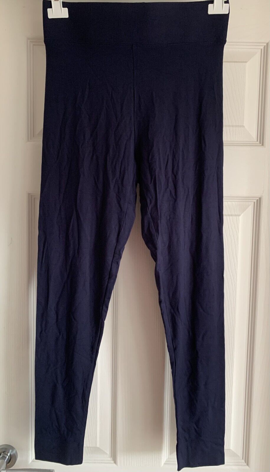 EX M*S Navy High Waisted Stretchy Leggings in Sizes 10R, 18R, 8L, 10L
